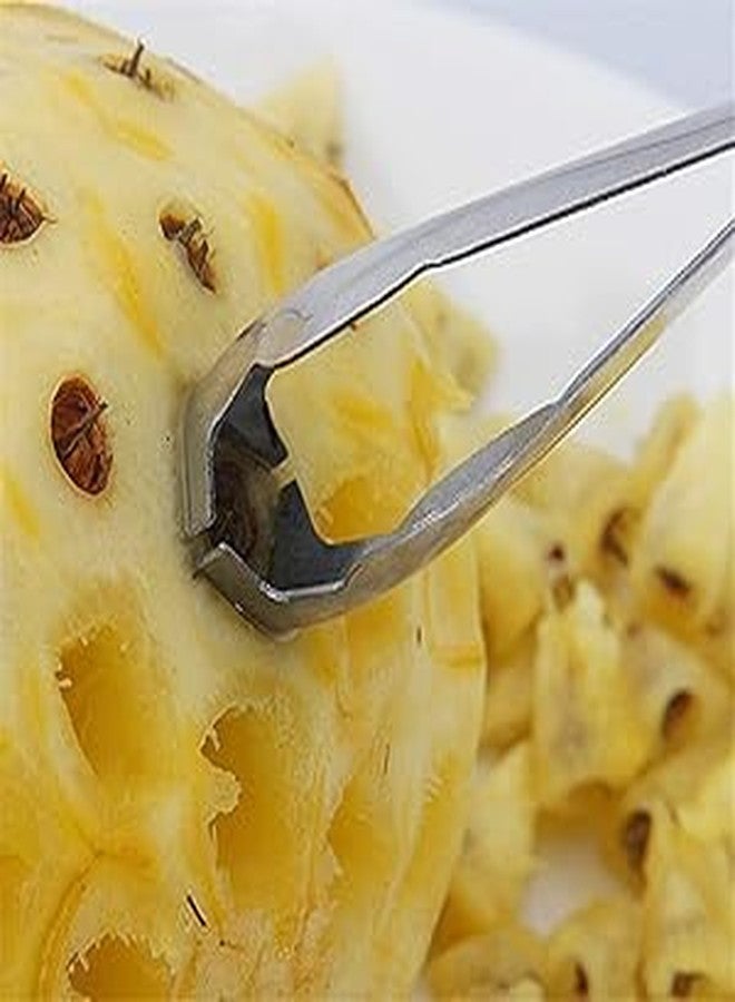 HELIMIX 3pack Convenient Seed Remover Pineapple Eye Peeler Slicer Clip Fruit Corer Kitchen Tool - Image 5